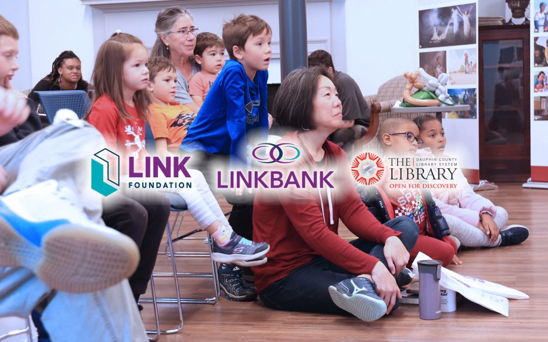 LINKBANK presents gift to Dauphin County Library System